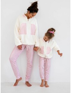 Sweatshirt Sensis Nanny Kids L/R 110-128 ecru-pink 001