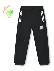Dětské softshellové kalhoty nezateplené Kugo HK3118, černé
