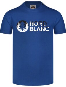 Nordblanc Modré pánské bavlněné tričko SHADOWING