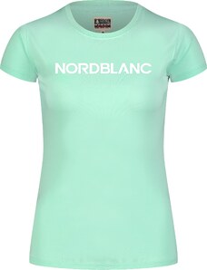 Nordblanc Zelené dámské bavlněné tričko PALETTE