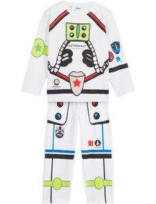 bonprix Dětský oblek na doma Astronaut (2dílný) Bílá