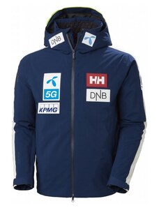Helly Hansen World Cup Infinity Insulated Jacket Ocean NSF pánská lyžařská bunda tmavě modrá/bílá XL