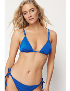 Trendyol Saks Triangle Accessory Bikini Top