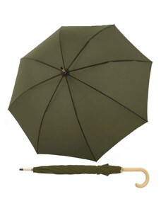 Doppler holový vystřelovací deštník Nature Long AC Deep Olive zelený