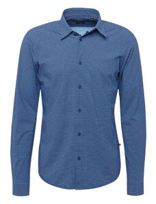 BOSS Black Košile 'Roan' námořnická modř / světlemodrá / bílá