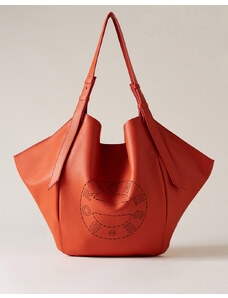 BORBONESE BORBONESE SHOP.BAG LEATHER ITAL.ORIGIN (Rozměry: 62 x 38 x 1.5 cm)