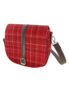 Glen Appin Kabelka Beauly Harris Tweed - Red Check