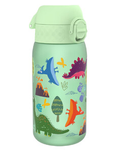 Dětská láhev na vodu ion8 One Touch Dinosaur, 400 ml