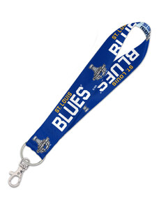 St. Louis Blues klíčenka na krk WinCraft 2019 Stanley Cup Champions Keystrap 76301