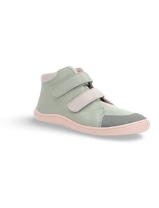 Baby bare shoes Baby Bare Febo Fall Grey/Pink s membránou a okopem