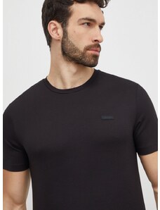 Bavlněné tričko Calvin Klein černá barva, K10K112229