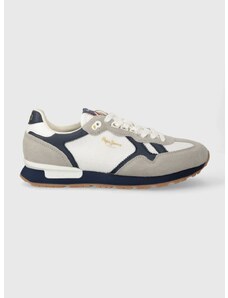 Sneakers boty Pepe Jeans PMS40004 šedá barva, BRIT RETRO M