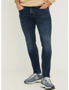 Džíny Tommy Jeans Austin pánské, tmavomodrá barva, DM0DM18141