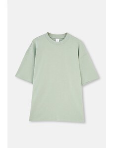 Dagi Green Short Sleeve Oversize T-Shirt