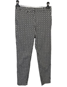 Černobílé 7/8 kalhoty se vzorem H&M