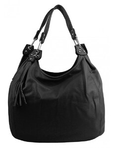 Maria Marni Praktická velká dámská kabelka přes rameno černá