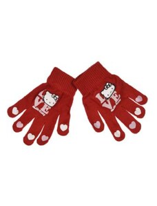 ARIAshop Dětské rukavice Hello Kitty červené