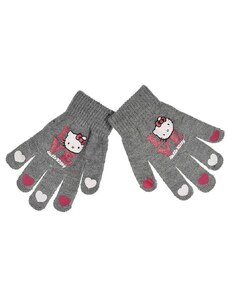 ARIAshop Dětské rukavice šedé Hello Kitty