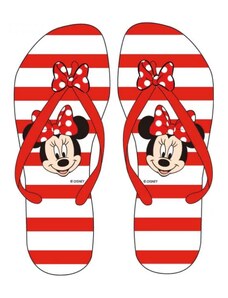 ARIAshop Dívčí žabky Minnie Mouse červené