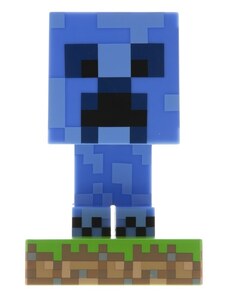 Icon Light Minecraft - Creeper modrý