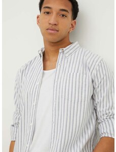 Košile Hollister Co. pánská, bílá barva, regular, s límečkem button-down