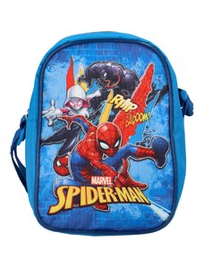 Setino Dětská veselá crossbody taška Spiderman, modrá