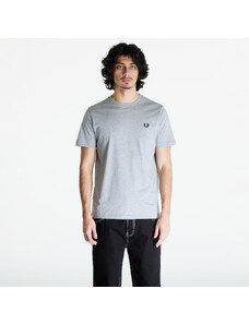 Pánské tričko FRED PERRY Crew Neck T-Shirt Steel Marl