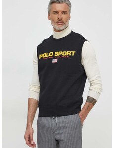 Tričko Polo Ralph Lauren černá barva