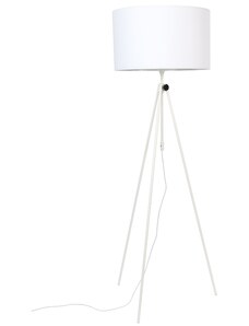 Bílá stojací lampa ZUIVER LESLEY 181 cm