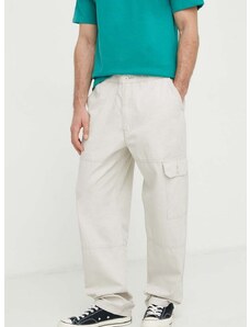 Bavlněné kalhoty Levi's PATCH POCKET CARGO béžová barva, ve střihu cargo