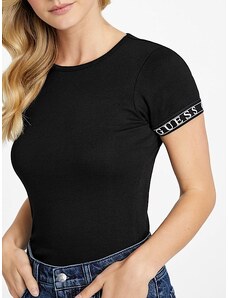 Guess dámské tričko Krea černé s logem