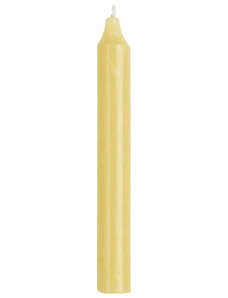 IB LAURSEN Vysoká svíčka Rustic Yellow 18 cm