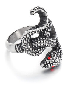 Royal Fashion pánský prsten Had KR105952-KJX