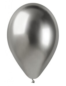 Gemar Balónik chrómový strieborný 33 cm 50 ks