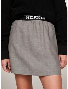 Tommy Hilfiger | Elasticated Short sukně | Černá;šedá
