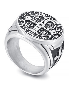 Royal Fashion pánský prsten Kříž KR107710-WGDM