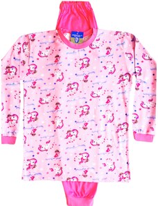 IRIS-Dívčí pyžamo PRINCEZNA a BĚLOUŠ růžové
