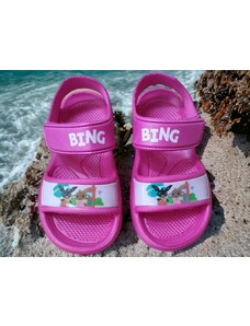 Bing sandály tmavě růžové