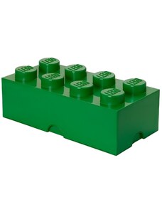 Tmavě zelený úložný box LEGO Smart 25 x 50 cm