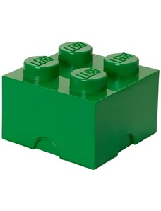 Lego Tmavě zelený úložný box LEGO Smart 25 x 25 cm