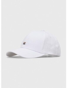 Bavlněná baseballová čepice BOSS bílá barva, 50495128