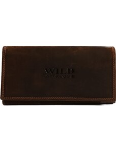 WILD by Loranzo Dámská kožená peněženka Wild - hnědá