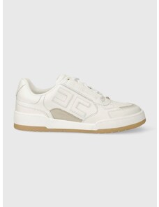 Kožené sneakers boty Elisabetta Franchi bílá barva, SA28G41E2