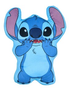 Setino Dětský veselý polštářek s motivem Stitch, modrý