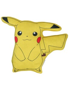 Setino Dětský veselý polštářek s motivem Pokémon, žlutý