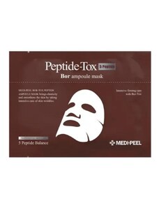 MEDI PEEL - PEPTIDE TOX BOR AMPOULE MASK - Pleťová maska proti vráskám 1 ks