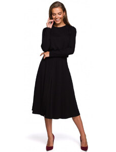 model 15106971 Přiléhavé šaty černé - STYLOVE