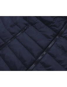 J.STYLE Tmavě modrá lehká prošívaná dámská bunda (20311-221)