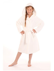 Dětský župan Athena bílý s kapucí model 17058147 - Vestis
