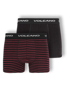 Volcano 2Pack Boxerky U-BOXER Black/Burgundy